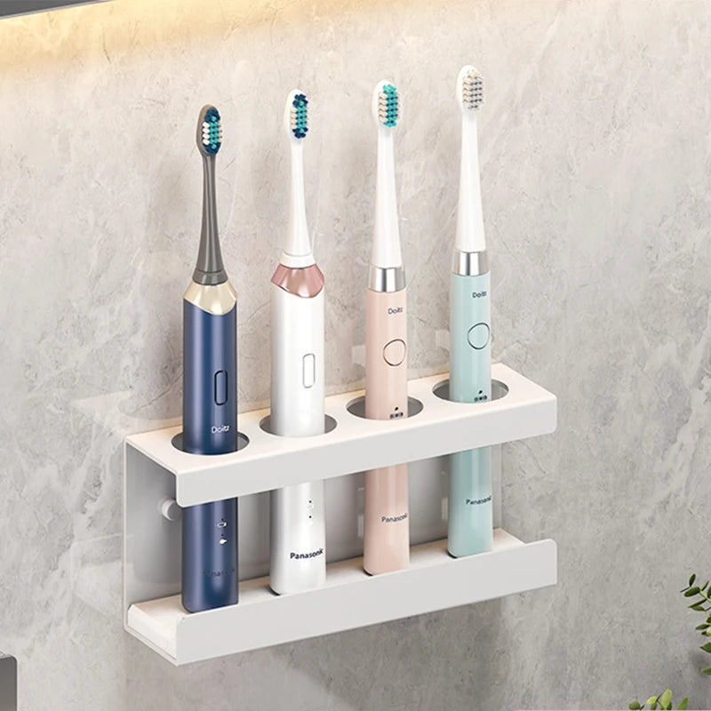 Aluminum Wall Mount Electric Toothbrush Holder for Bathroom, Shower, Toothbrush Hanger Brush Stand, Hanger Bathroom Organizer - vue 15 sur 16