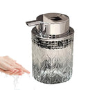 300ml Manual Soap Dispenser Transparent Glass Hand Sanitizer Bottle Container For Shampoo, Body Wash house Bathroom Accessories
