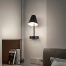 Rotating wall light with shelf and spotlight switch for decoration