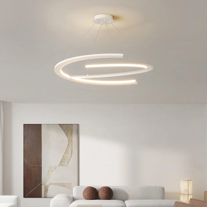 Lustre moderne pour salon - vue 4 sur 8