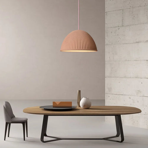 lampes suspendues led en résine macaron style nordique pour décoration intérieure
