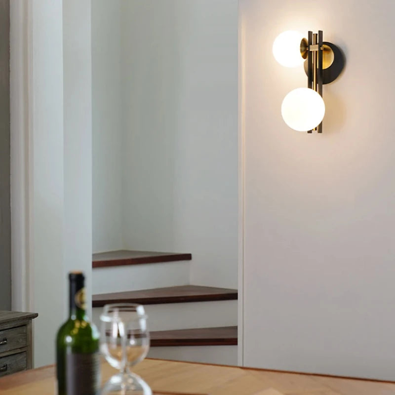 Creative nordic wall light for modern minimalist interior - vue 3 sur 7