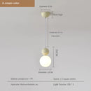 lustre nordique moderne en forme de gourde créative pour intérieur