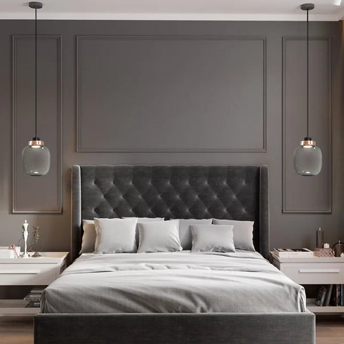 Lustre en verre de Style moderne - vue 7 sur 8