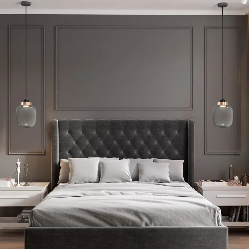Lustre en verre de Style moderne - vue 6 sur 8