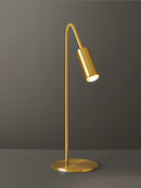 Minimalist copper desk lamp for reading and decoration