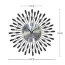 Crystal Sun Modern Style Silent Wall Clock 38X38/60X60/70X70cm, New Product Living Room Office Home Wall Decoration