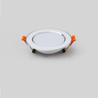 Luz descendente LED empotrada en el techo, lámpara blanca fría y cálida AC220V 3 colores de atenuación, 5W 7W 9W12W 15W 18W 24W