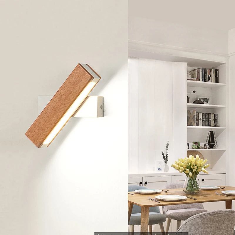 Moderne rotatif applique murale LED lumière salon chambre Foyer Restaurant applique éclairage porche étude lecture couloir décor applique murale 6pa - vue 6 sur 22