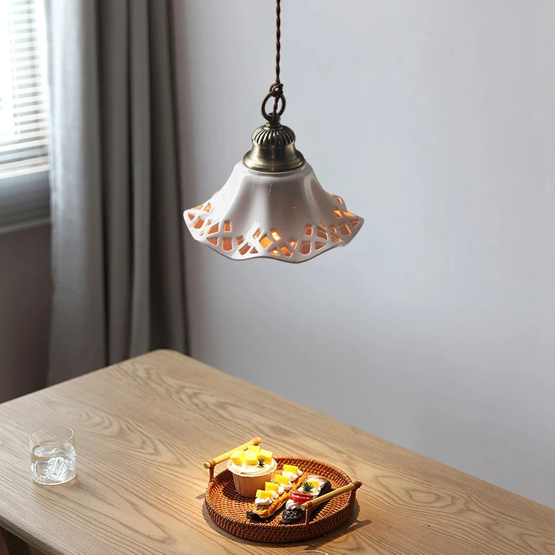suspension led moderne en céramique pour intérieur maison