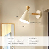 Applique murale nordique en bois massif