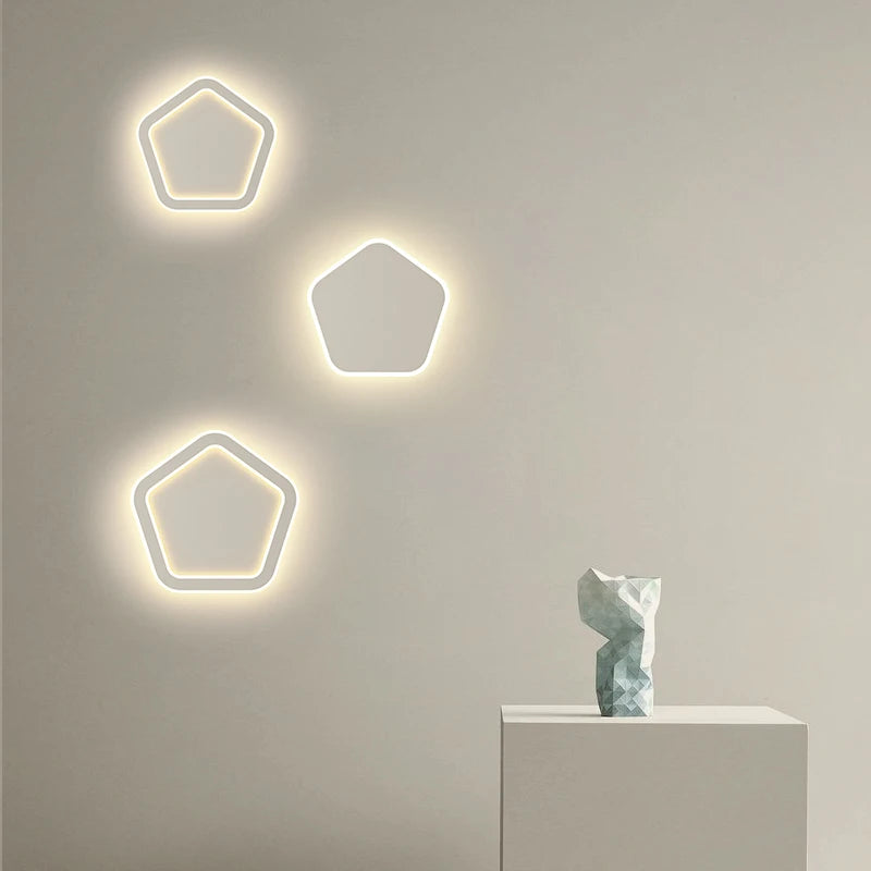 lampe led murale nordique créative simple moderne - vue 5 sur 16