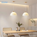 suspension nordiques led en bois massif pour restaurant
