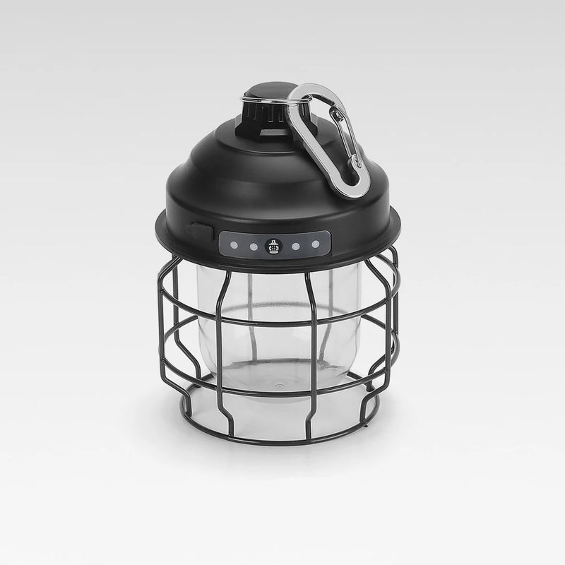 lanterne rétro rechargeable à LED pour jardin extérieur vintage
