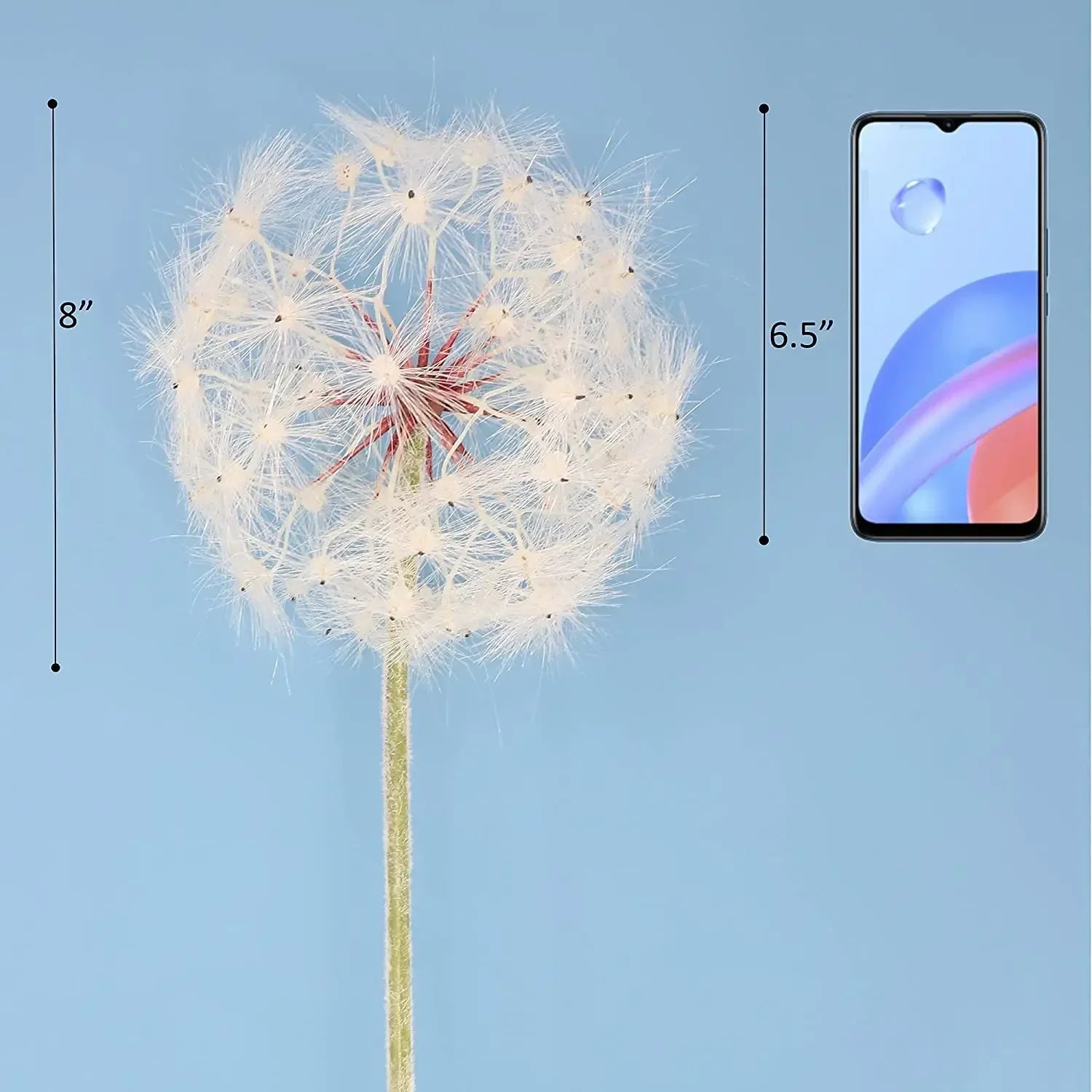 (2 Pcs)Artificial Dandelion Flower, Giant Faux Dandelion Flowers Artificial Dandelion Flowers for Home Decoration - vue 5 sur 6