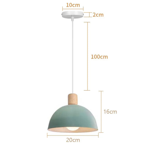 Moderne Bois LED Suspension Lumière Nordique Cuisine Décor À La Maison Suspension Restaurant Plafond Lustre Lustre Chambre Luminaires - vue 11 sur 13