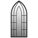 Black mirror 100x45 cm iron for indoor use, home decoration wall decal living room decoration