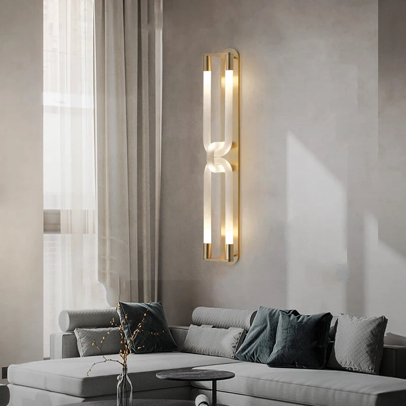 applique murale Simple lumière luxe Art créatif chevet salon salle à manger intérieur décoratif