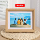 Minimalist wooden photo frame for interior decor and gifts