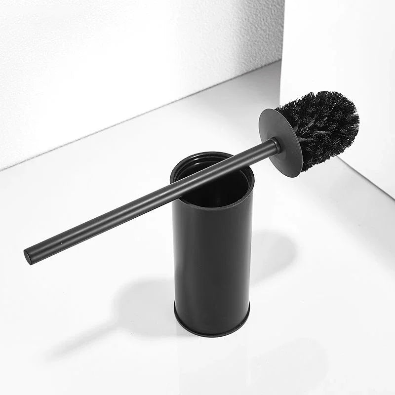 brosse de toilette de luxe en acier inoxydable pour salle de bain - vue 3 sur 8
