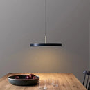 Nordic multicolour LED disc pendant light
