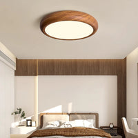 plafonnier moderne en bois imitation pour intérieur lumineux