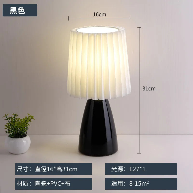 Lampe bureau rétro net rouge veilleuse chaleur - vue 8 sur 13