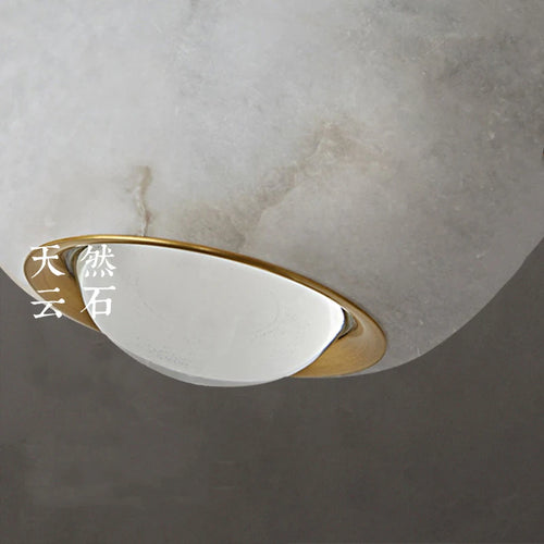 suspension nordique en boule de marbre pour intérieur