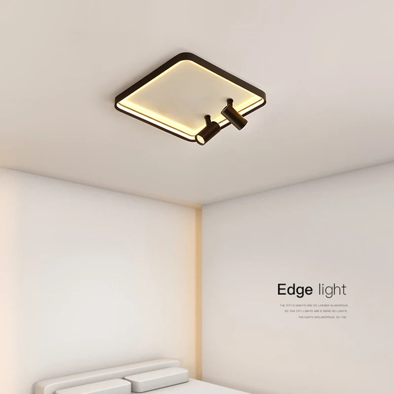 2023 New Modern LED Ceiling Lights For Living Room Bedroom Indoor Round Square Rectangle Lamp Surface Mounted Lighting AC85-260V - vue 4 sur 16
