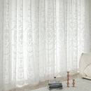 Voilage tulle brodé style européen pour salon fenêtres