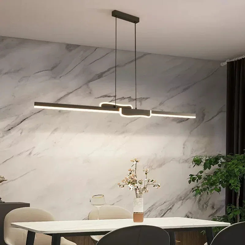 suspension moderne à led pour décoration intérieure élégante - vue 4 sur 10