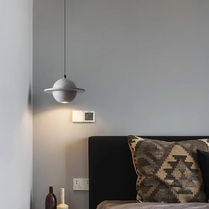 2024  New Hot Sale Resin Planet Pendant Lamp For Living Dining Room Restaurant Store Suspension Indoor Lighting Decor Luminaire - vue 6 sur 16