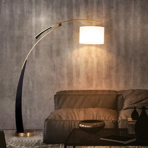 Minimalist Chinese floor lamp for creative interior decoration - vue 5 sur 7