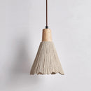 Japanese Wabi Sabi minimalist pendant light with micro cement and LED
