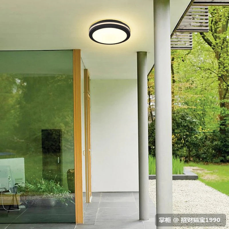 applique murale led lumineuse éclairage extérieur étanche pour maison - vue 7 sur 10