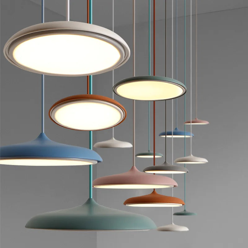 lustres modernes minimalistes lampes led pour bar et table - vue 11 sur 22