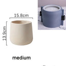 Large Size Planter Pot Mold Concrete  Planter Pot Silicone Molds DIY Clay Plaster Mold Creative Flower Pot Silicon Molds