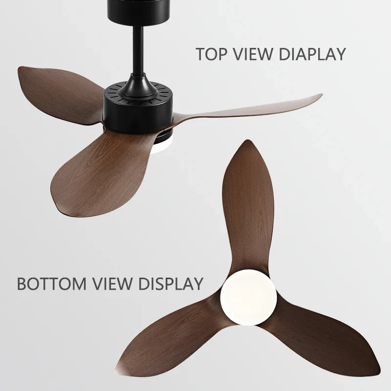 plafonnier moderne avec télécommande pour ventilateur et lumière - vue 5 sur 11