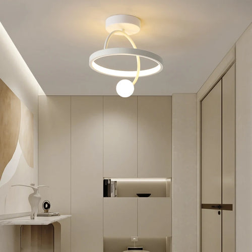 lustre moderne minimaliste pour entrée de restaurant