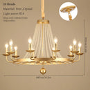 Nordic LED crystal chandelier for home decoration, bedroom and restaurant lighting, romantic and warm luxury crystal chandelier
