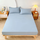 1PC Plain Color Waterproof Mattress Cover,Polyester Material, Thin Breathable,Bedroom，Four Seasons Apply
