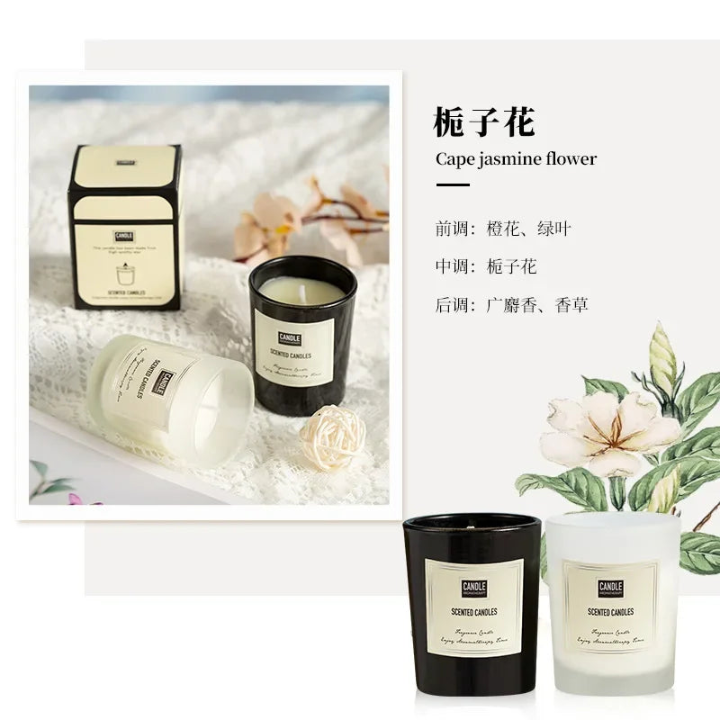 bougie aromathérapie parfumée plantes européennes pour air pur et décoratif - vue 18 sur 19