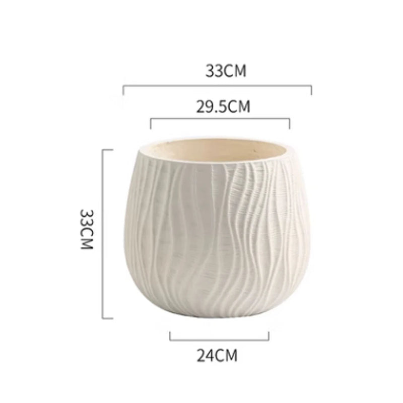 moule en silicone pour pot de fleurs en béton