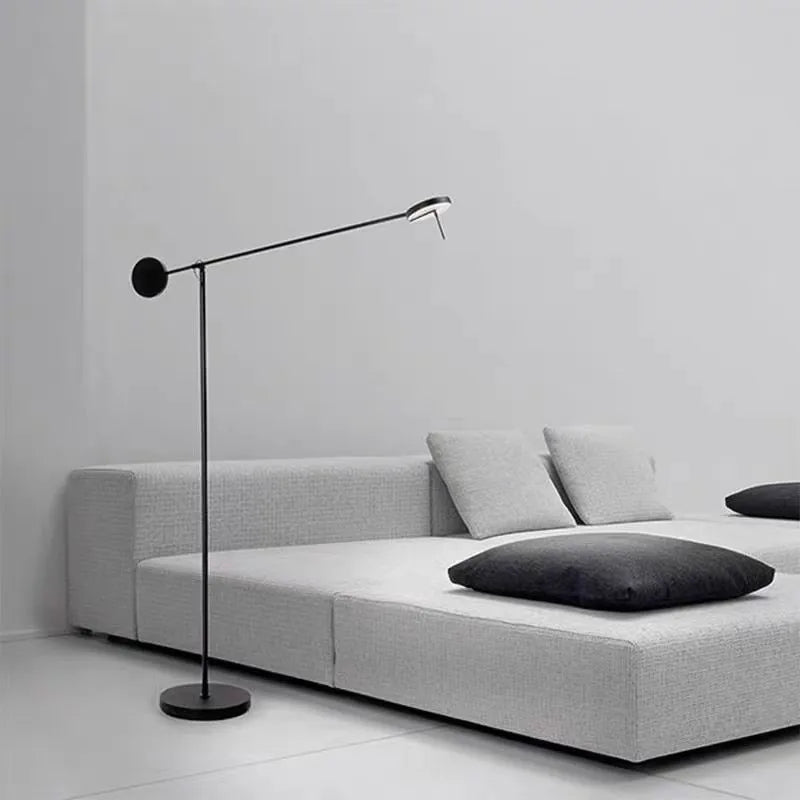 Minimalist LED swing arm wall light decorative for interiors - vue 5 sur 14