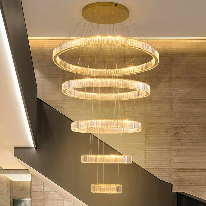 Lustre en cristal de décoration de maison moderne - vue 6 sur 11