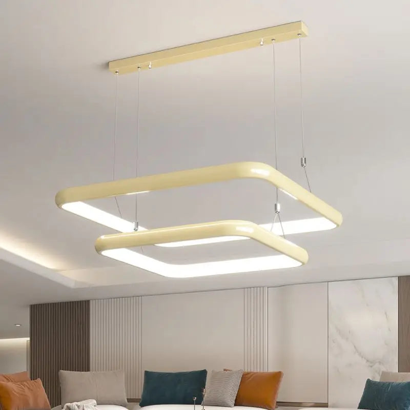 Lustre LED Chrome Perle Suspension