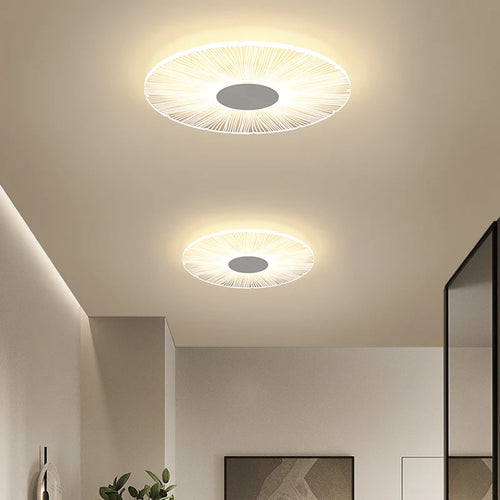 Modern minimalist flower-shaped ceiling light - vue 2 sur 21