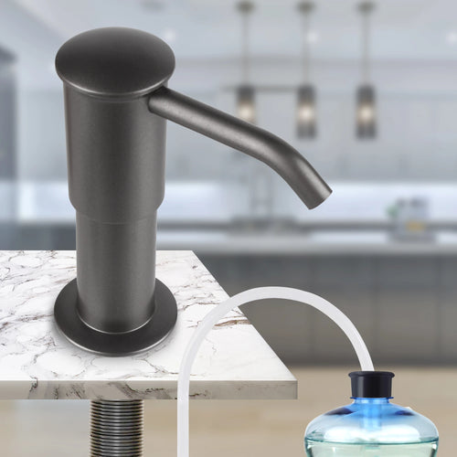distributeur de savon pour cuisine avec tube d'extension intégré - vue 2 sur 9
