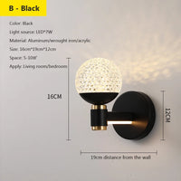 applique murale moderne à led pour décoration intérieure chaleureuse
