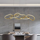lustre moderne simple nordique luxe en acier inoxydable galvanisé